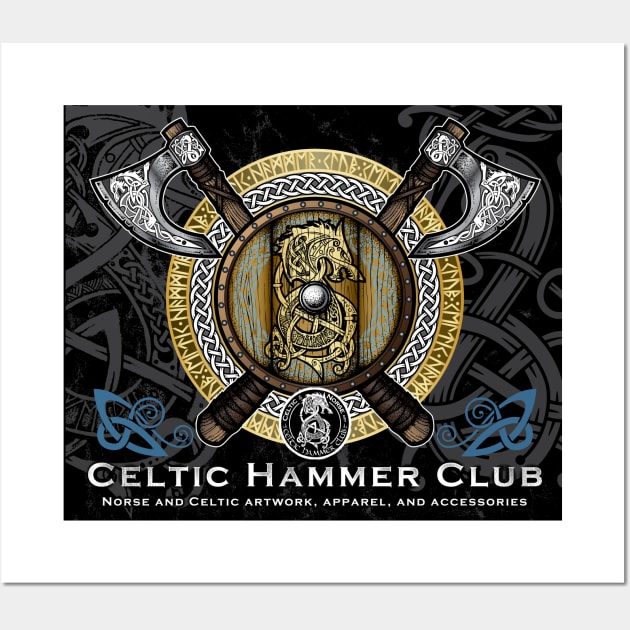 Celtic Hammer Club Banner Wall Art by celtichammerclub